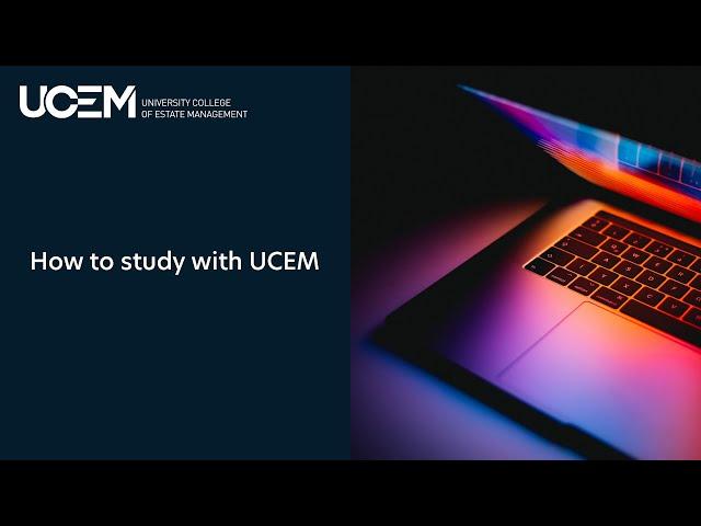 How to study with UCEM