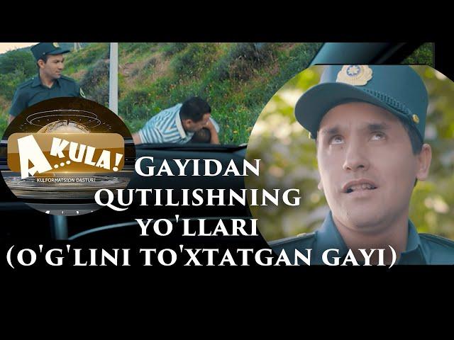 A...KULA !!!! GAYIDAN QUTILISHNING YO'LLARI!!! O'GLINI TO'XTATGAN GAI