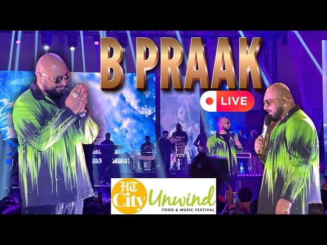 B PRAAK Live Concert in Delhi |OVERLOAD CROWD| HT City Unwind 2024 | JLN Stadium | NSR