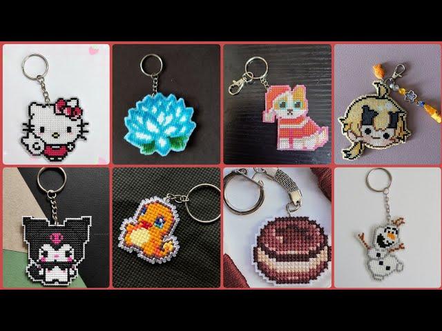 High Ranking & Beautiful Cross Stitch Keychain Designs Collections #2024 #charsutikerhai