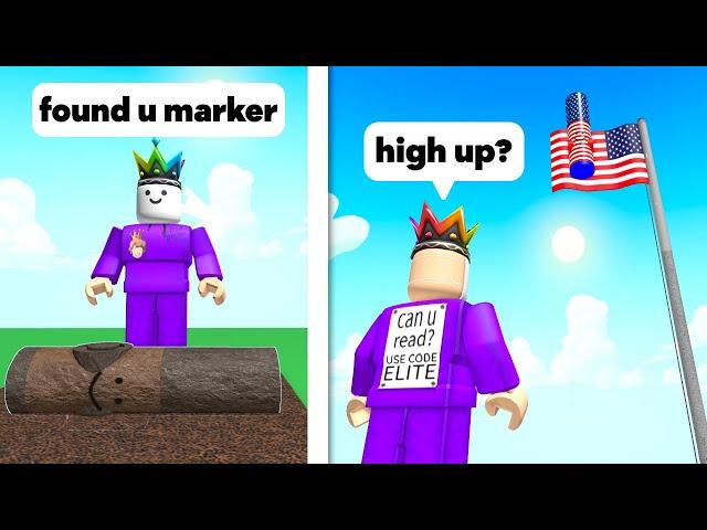 I Find All New Hidden Markers On Roblox Find The Markers Upgrade (237)