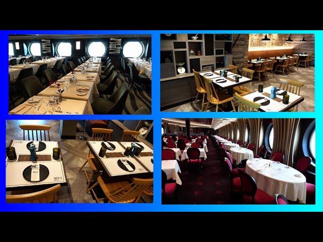 MSC BELLISSIMA TOUR -  ALL RESTAURANTS  ON BOARD