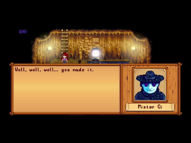 Mr. Qi quest 100th floor at skull cave  - Stardew Valley