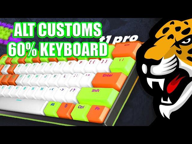 Alt Customs 60% Custom Keyboard! T1 PRO! UNBOXING AND REVIEW (The Best Customizable Keyboard)