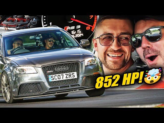 INSANE POWER! 852 Horsepower AUDI RS3 // Nürburgring