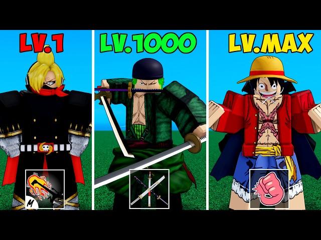 Blox Fruits Noob to Pro as Every Strawhat Member