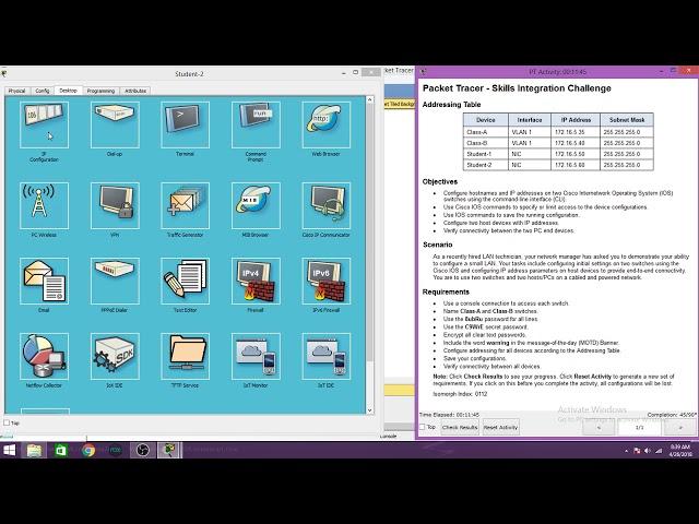 2 4 1 2 Packet Tracer   Skills Integration Challenge