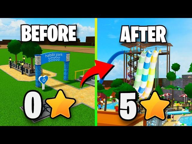 How Fast Can I Get 5 Stars In Water Park World? | Roblox