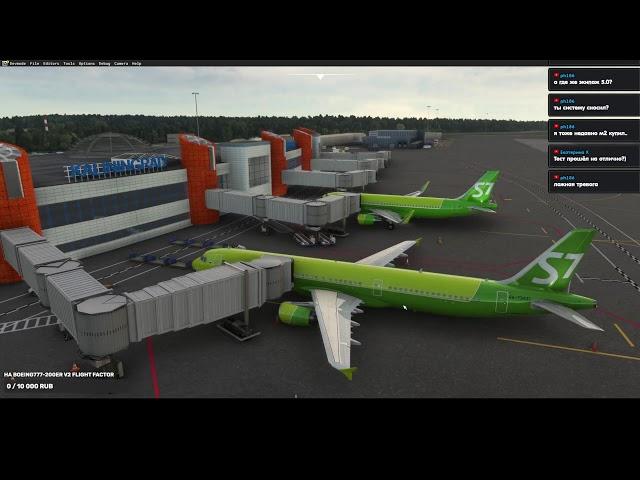 Test on new equipment! Fenix simulations A321-200, SBI005, St Petersburg(ULLI) - Kaliningrad(UMKK)