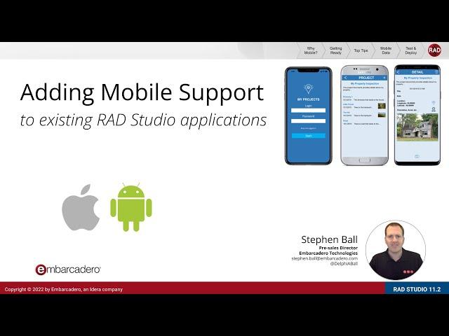 Adding Mobile Support to Existing Desktop Applications