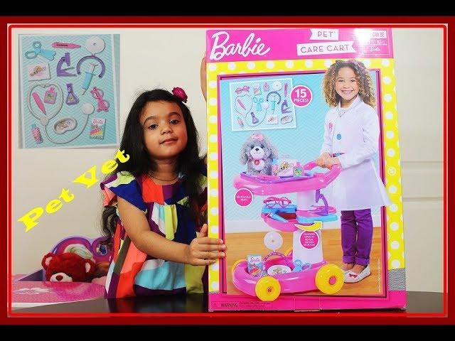 Barbie Pet Care Cart Set Review