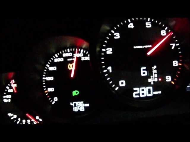 Porsche 911 991 Carrera 4S 2013 - acceleration 0-285 km/h + Vmax test