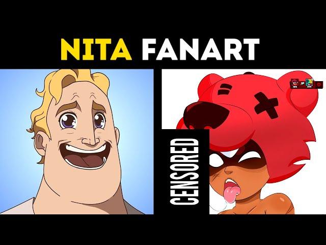 Nita Fanart | Mr Incredible Becoming Canny Animation (Brawl Stars FULL)