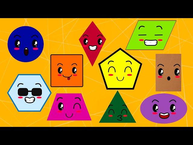 Forme si figuri geometrice | animatii educative pentru copii