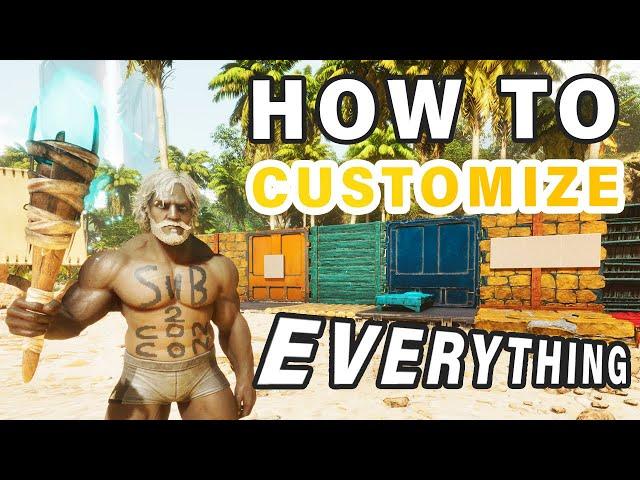 How to Customize and Paint Everything with Dyes ► Ark Survival Ascended