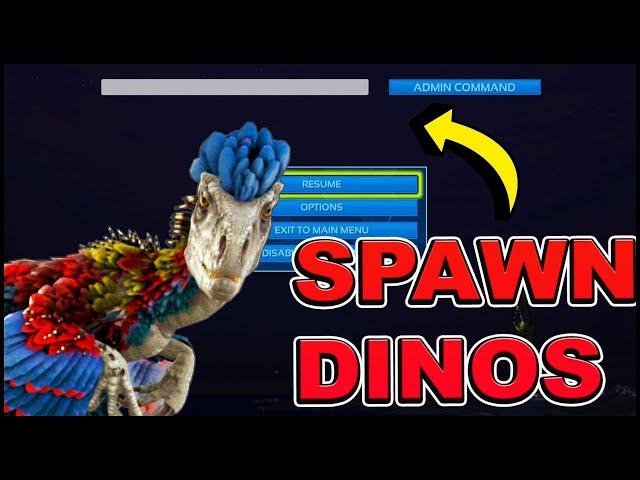 Ark How To Spawn Dinos Quick and Easy Tutorial Spawn any Dino You Need!