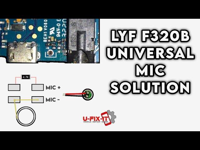 LYF F320b Mic Problem Solved| 5Pin Mic To 2Pin Mic |F320b Universal Mic Convert Solution|UFIXIT|2021