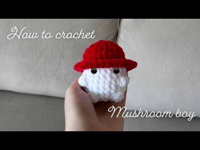 How To Crochet Mushroom Boy - Easy Crochet Tutorial In English