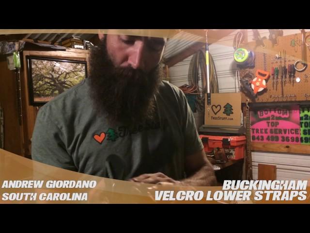 Buckingham Velcro Lower Straps - TreeStuff.com Customer Andrew Giordano's Review In The Field