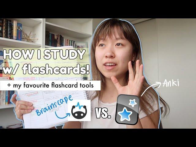 HOW I USE ANKI TO STUDY & My favourite flashcard apps!