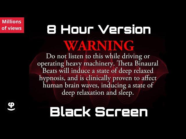 Deep Sleep | Root  Chakra | Binaural Beats | Black Screen | 432Hz