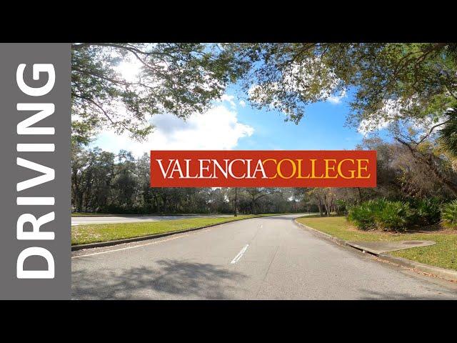 Driving around Valencia College and MetoWest in Orlando, Florida