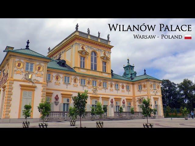 WILANÓW PALACE │ WARSAW - Full walking tour: outside and inside the palace. HD.