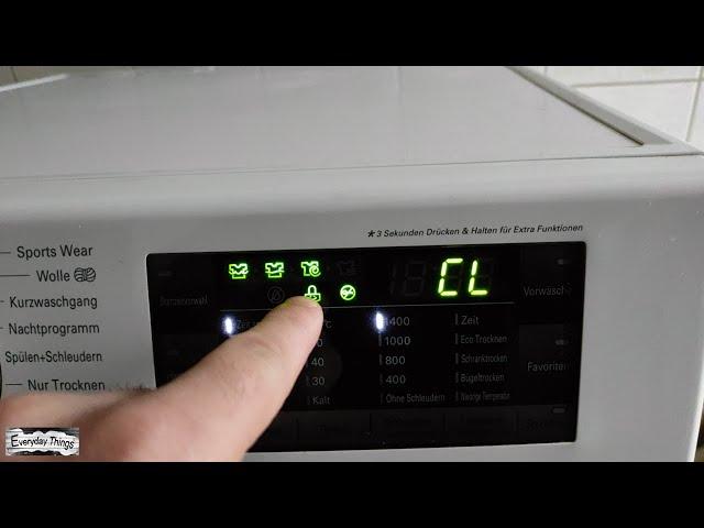 LG washing machines Error Code CL What is and how to turn OFF