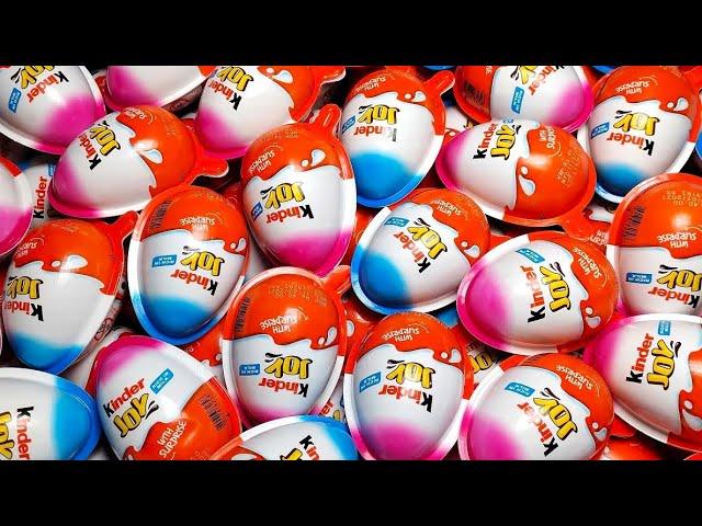 Oddly Satisfying Asmr Kinder Joy | ASMR kinder surprise eggs | Satisfying video with kinder joy