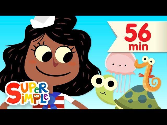 A Sailor Went To Sea | + More Kids Songs | Super Simple Songs