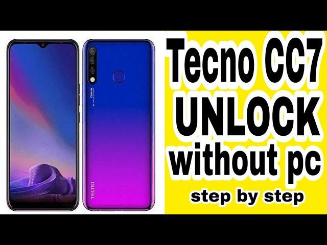 how to resat tecno camon cc7/camon cc7 hard reset
