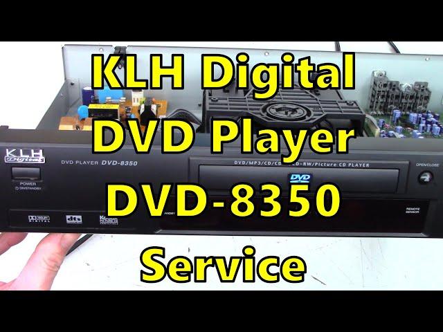 KLH DVD 8350 Service. Cleaning the Laser Lens.