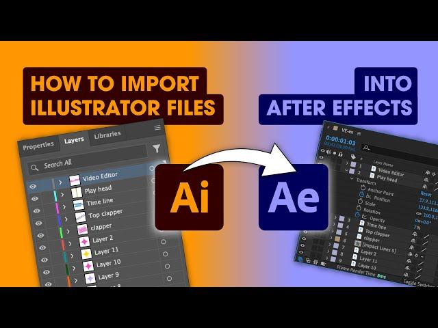 How to Import Adobe Illustrator Files into After Effects