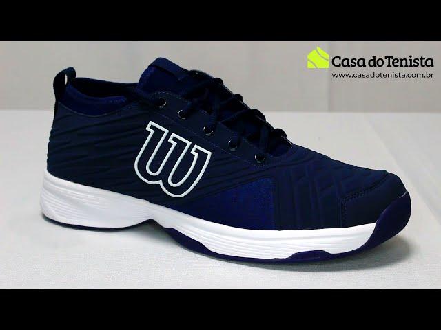 Tênis Wilson Pro Open Azul e Branco "Beat" Showcase