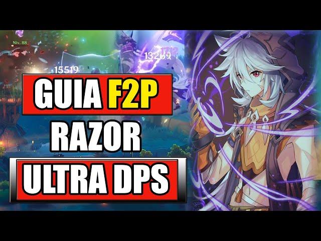 GUIA F2P Razor Ultra DPS | Genshin Impact