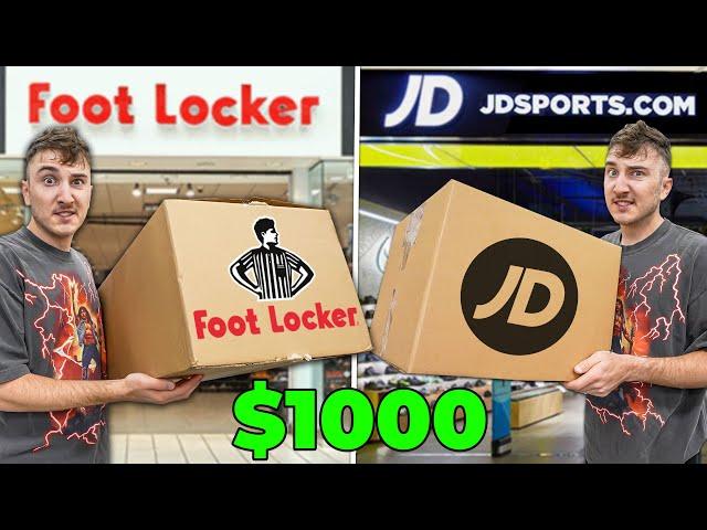 I Gave Foot Locker & JD Sports $1000 To Make A Mystery Box (BATTLE)