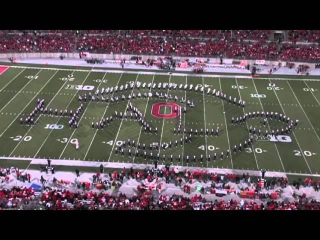 OFFICIAL OSU Marching Band video game half time show