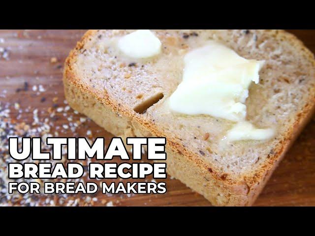 EASY ULTIMATE Best Bread Recipe for Automatic Bread Machine | Everything Bagel Spice