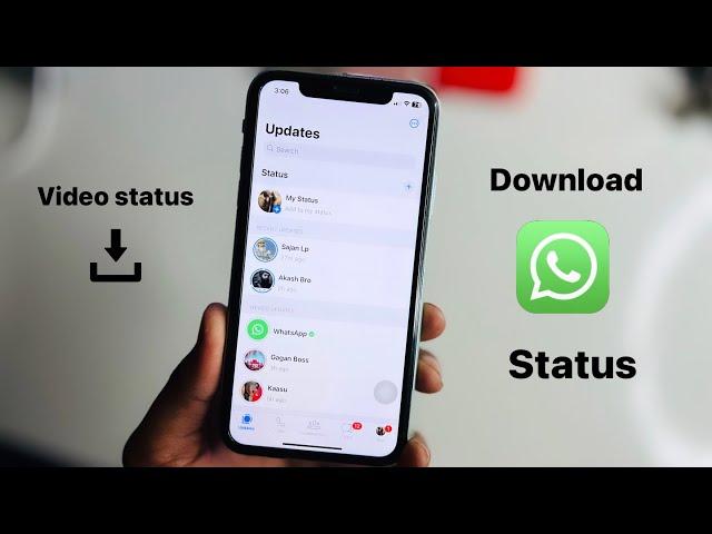 How to download Whatsapp status in iPhone