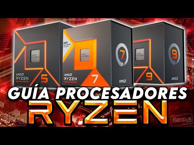 ¿Qué PROCESADOR COMPRAR en 2024? | Guía de PROCESADORES AMD RYZEN (Gamas, Generaciones, Rendimiento)