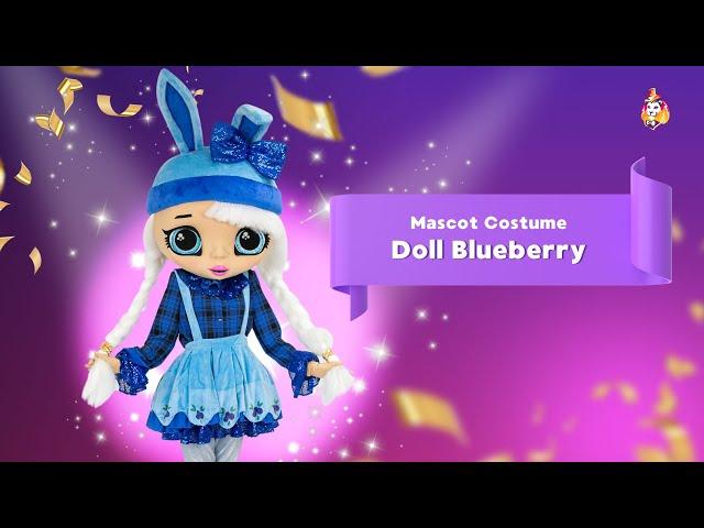 Doll Blueberry Mascot Costume