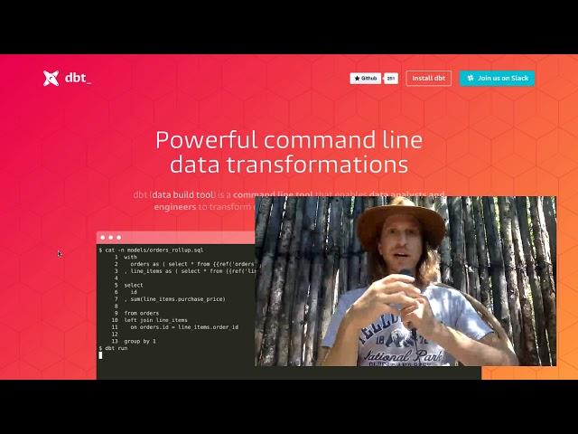 Intro to Data Build Tool (DBT)