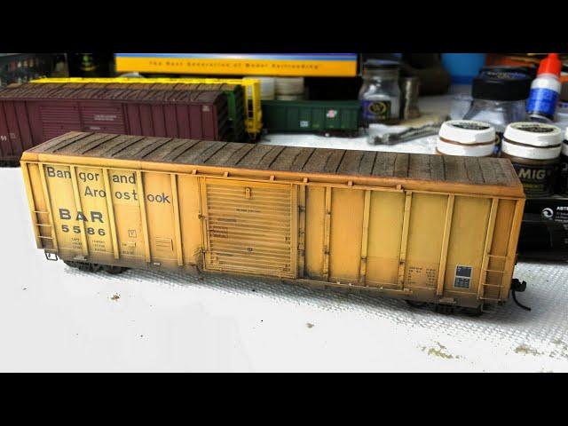 How to Realistically Weather an HO Scale Boxcar