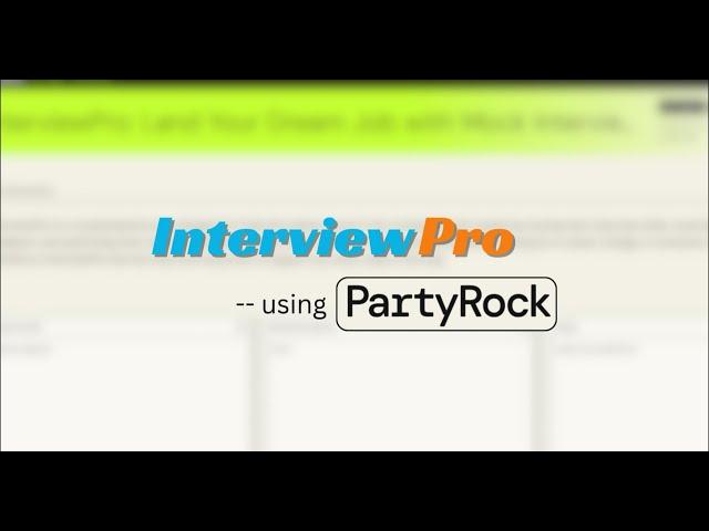 InterviewPro: Land Your Dream Job with Mock Interviews, Resume Optimization and Expert Feedback