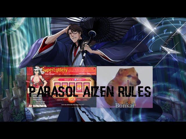 THE *NEW* PARASOL AIZEN SLAPS GLOBAL | BLEACH MOBILE 3D