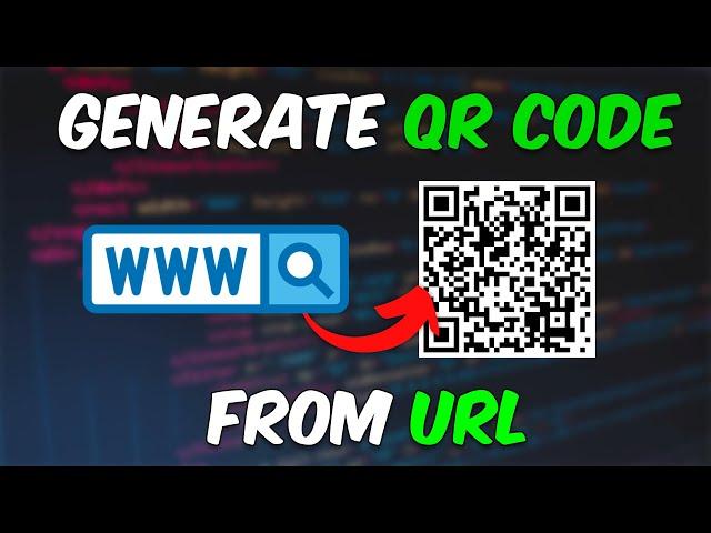 How to Create Custom QR Code for Website Link / URL - Step By Step 2024