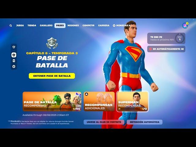 TODOS los NUEVOS PASES de BATALLA de FORTNITE TEMPORADA 3 CAPÍTULO 6