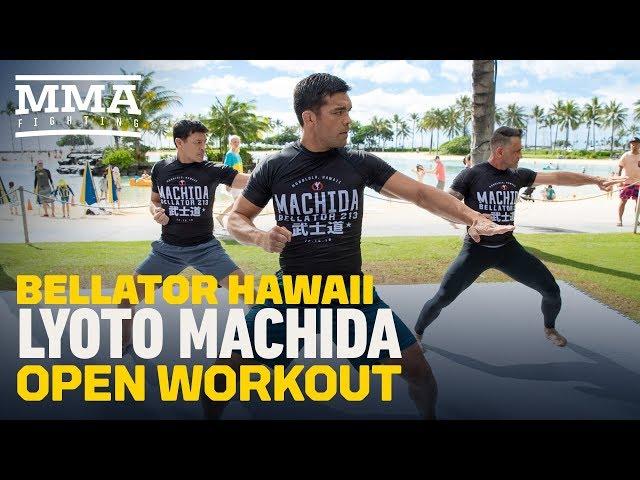 Lyoto Machida Shows Off Traditional Karate Kata at Bellator 213 Open Workouts - MMA Fighting