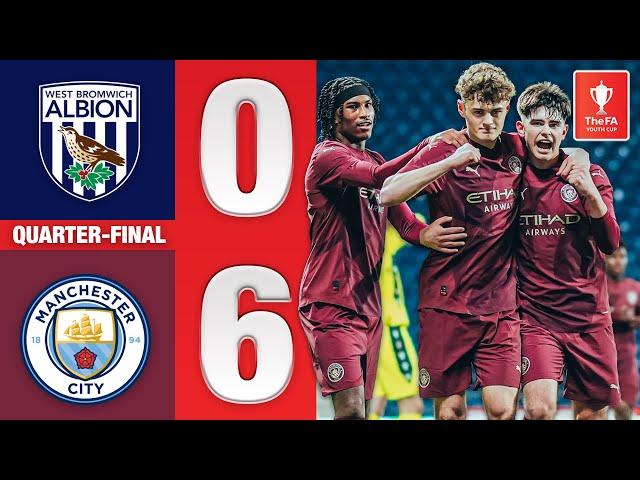 City Hit Six At The Hawthorns! | West Bromwich Albion U18 0-6 Man City U18 | FA Youth Cup 2024-25