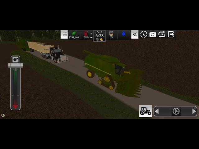 harvesting corn in farming USA 2